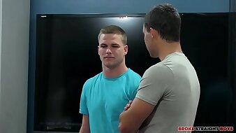 Broke Straight Boys Gay Porn TV Show The Revolving Door Episode #6