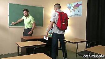 Hairy Crammer Fucks His Gay Student